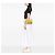 Chanel Yellow Medium Classic Lambskin Double Flap Giallo - vista 5