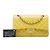 Chanel Yellow Medium Classic Lambskin Double Flap Giallo - vista 6