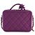 Chanel Vanity Case Piccolo CC Filigree in Pelle Caviar Viola Porpora - vista 2