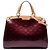 Louis Vuitton Red Monogram Vernis Brea GM Rosso Bordò