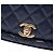 Chanel Blue CC Quilted Lambskin Chain Handle Half Moon Flap Blu scuro - vista 5