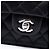 Chanel Black Medium Classic Lambskin Double Flap Nero - vista 5
