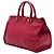 Saint Laurent Red Small Leather Monogram Downtown Cabas Satchel Rot - Ansicht 2