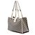 Padlock Bolso Tote Gucci Beige Medium GG Supreme con Candado - vista 2