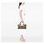 LOEWE Amazona 35 in pelle metallizzata oro D'oro - vista 8