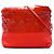 Burberry Clutch The Petal in pelle rossa con tracolla Rosso