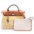 Hermès Beige Toile H Plume Circuit 24 Herbag Zip 31 - vista 7