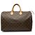 Louis Vuitton Brown Monogram Speedy 40 Marrone