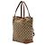 Borsa Tote Gucci Beige GG Canvas GG Charm - vista 2