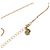 Collana Dior Gold con pendente logo CD placcato oro D'oro - vista 5