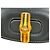 Bamboo Borsa Gucci 1947 Small in pelle di vitello nera con manico in bambù Nero - vista 8