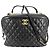 Borsa Vanity Matelassé da donna Chanel Nero