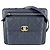 Borsa a tracolla Chanel Matelassé in pelle blu navy
