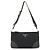 Borsa a spalla Prada Triangle Tessuto Light Nero - vista 2