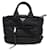 Borsa Tote Prada Bomber Triangle Nero