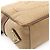 Borsa a tracolla Prada in nastro jacquard Marrone Beige - vista 4