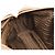 Borsa a tracolla Prada in nastro jacquard Marrone Beige - vista 9
