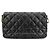 Borsa a tracolla Chanel Matelassé in pelle nera Nero - vista 2