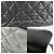Borsa a tracolla Chanel Matelassé in pelle nera Nero - vista 6