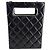 Borsa a spalla da sera Chanel Matelassé Nero - vista 2
