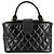 Borsa a tracolla Chanel Matelassé in pelle nera da donna Nero - vista 2