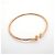 Bracciale rigido Tiffany & Co. T-Wire in oro rosa 18K - vista 2