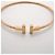 Bracciale rigido Tiffany & Co. T-Wire in oro rosa 18K - vista 4