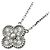 Collana Van Cleef & Arpels Alhambra in oro bianco 18K con diamanti