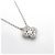 Collana Van Cleef & Arpels Alhambra in oro bianco 18K con diamanti - vista 2
