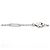Collana Van Cleef & Arpels Alhambra in oro bianco 18K con diamanti - vista 4