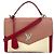 Borsa Louis Vuitton MyLockme Marrone Crudo Bordò