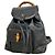 Gucci Bamboo Leder-Rucksack Schwarz