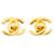 Orecchini Chanel Coco Mark Turnlock D'oro