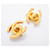 Orecchini Chanel Coco Mark Turnlock D'oro - vista 2