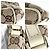 Borsa a mano Gucci Abbey beige in tela GG e pelle - vista 6