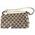 Borsa a mano Gucci Abbey beige in tela GG e pelle - vista 8