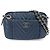 Borsa Chanel in pelle blu navy