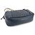 Borsa Chanel in pelle blu navy - vista 3