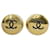 Timeless Orecchini a clip vintage Chanel D'oro