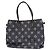Céline Borsa Tote Celine in pelle e denim blu navy Bianco - vista 2