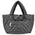 Borsa Tote Reversibile Chanel Coco Cocoon PM da Donna Nero Bianco Bordò