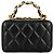 Timeless Bolsa Chanel Matelassé Coco Mark Mini Preto - vista 2