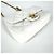 Borsa a tracolla Mini Flap da donna Chanel Bianco - vista 3