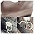 Borsa Saddle Christian Dior Marrone Bianco Beige - vista 9