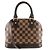 Borsa Louis Vuitton Damier Alma BB Marrone