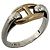 Hermès HERMES Vintage Chaine d'Ancre Ring Silber Golden
