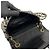 Borsa a tracolla in tweed e pelle Chanel Coco Mark con catena Multicolore - vista 9