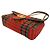 Borsa a tracolla Gucci GG Marmont in tweed e pelle con logo hardware Rosso - vista 8