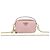 Saffiano Mini pochette Prada Triangle in rosa