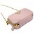 Saffiano Mini pochette Prada Triangle in rosa - vista 7